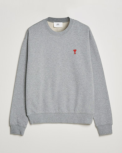 Men | Grey sweatshirts | AMI | Heart Logo Sweatshirt Heather Grey