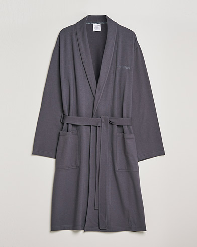 Men | Pyjamas & Robes | Calvin Klein | Terry Robe Sleek Grey