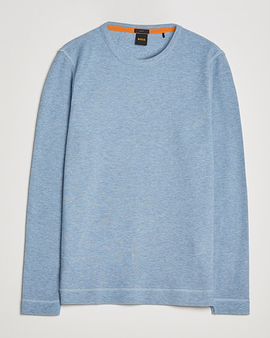 Men | Sweaters & Knitwear | BOSS Casual | Tempest Sweater Light Blue