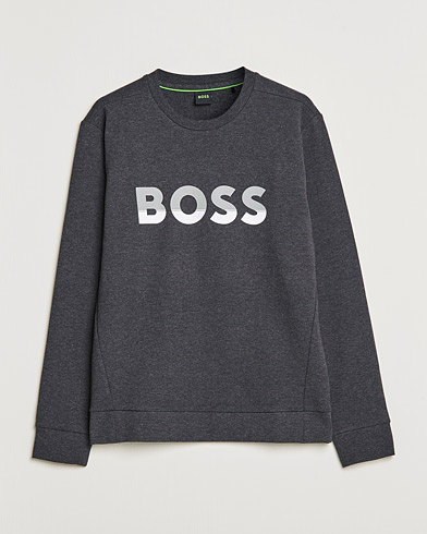 Men | Sweaters & Knitwear | BOSS Athleisure | Salbo Logo Sweatshirt Medium Grey