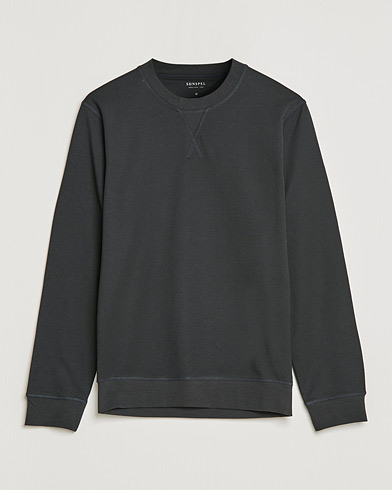 Men |  | Sunspel | Active Sweatshirt Black