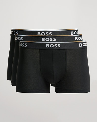 Men | Soon in stock | BOSS BLACK | 3-Pack Trunk Boxer Shorts Black