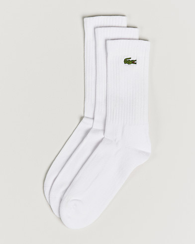 Men | Lacoste Sport | Lacoste Sport | 3-Pack Sport Socks White