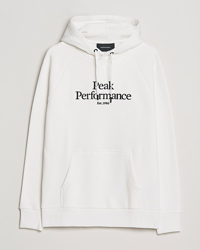 Men | Peak Performance | Peak Performance | Original Logo Hoodie Offwhite