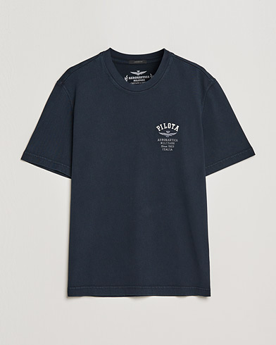 Men | T-Shirts | Aeronautica Militare | Short Sleeve Tee Blu Scuro