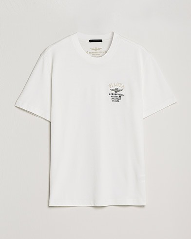 Men | T-Shirts | Aeronautica Militare | Short Sleeve Tee Off White