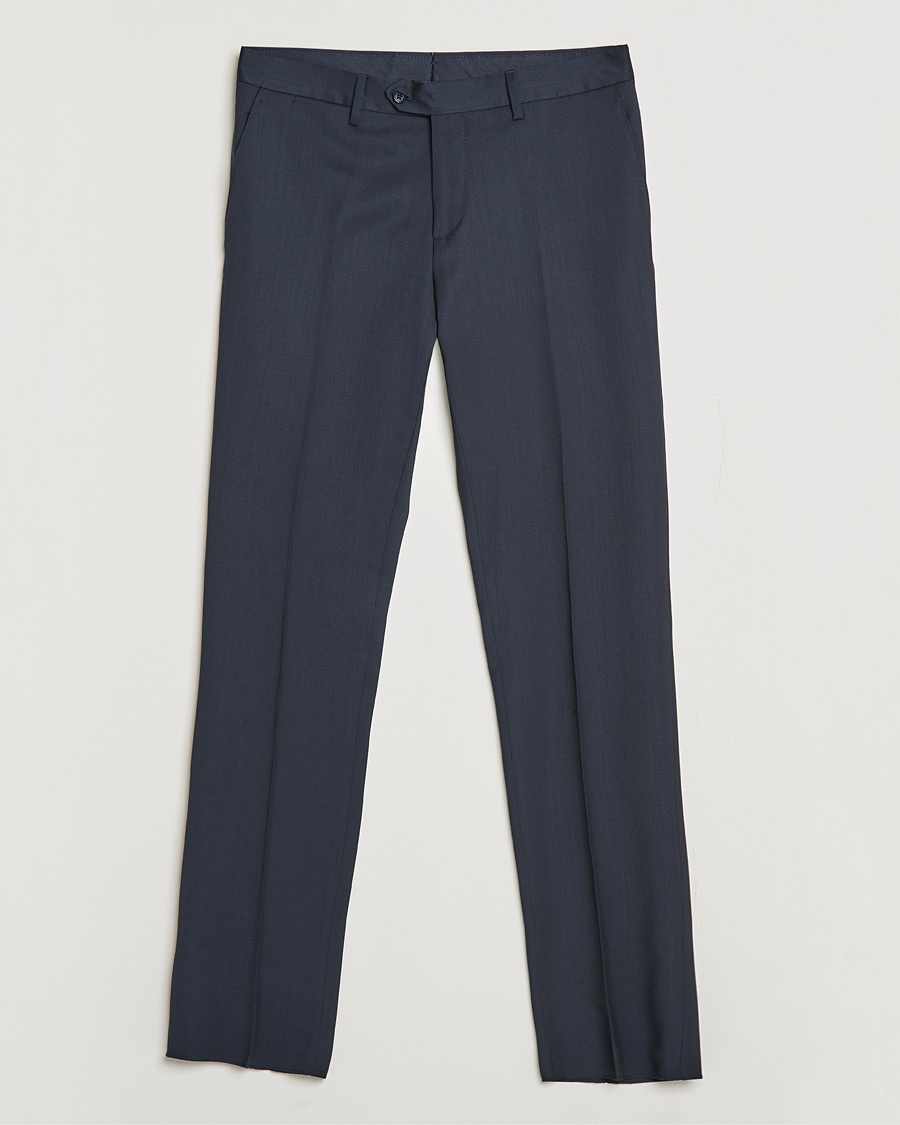 Lardini Wool Trousers Navy – Blue