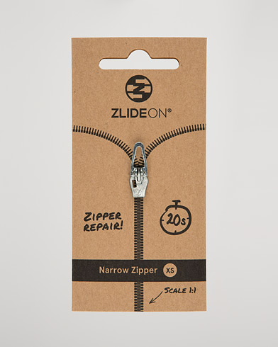 Men | Repair | ZlideOn | Narrow Zipper Silver XS