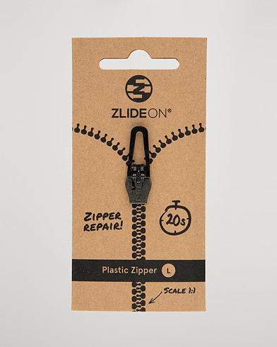 Men | Repair | ZlideOn | Normal Plastic Zipper Black L