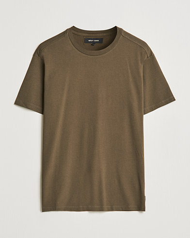 Men | T-Shirts | Replay | Sartoriale Heavy Crew Neck T-Shirt Military