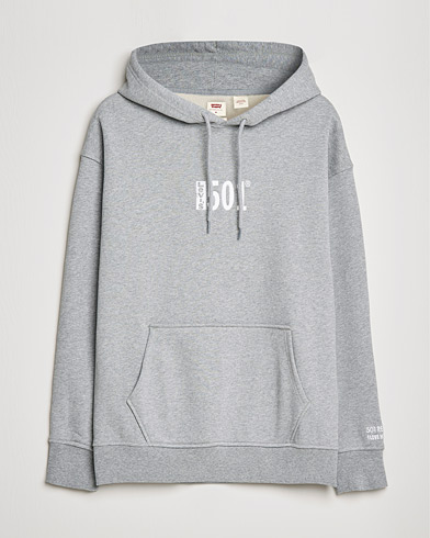 Men | Sweaters & Knitwear | Levi's | Relaxed Graphic 501 Hoodie Grey