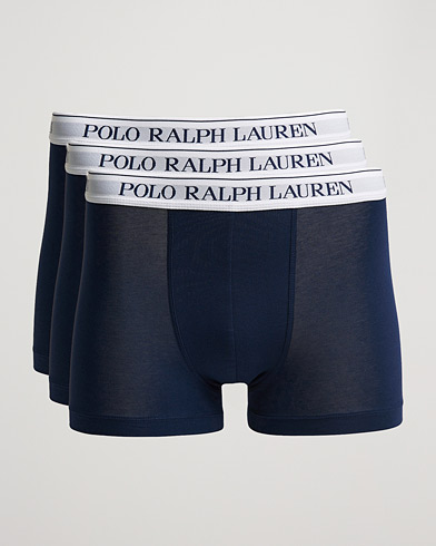Men | Underwear | Polo Ralph Lauren | 3-Pack Trunk Navy