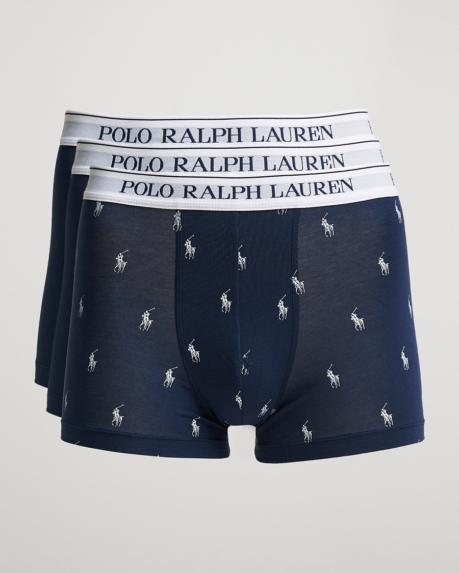 Polo Ralph Lauren 3-Pack Trunk Navy/Navy Pony/Navy – Blue
