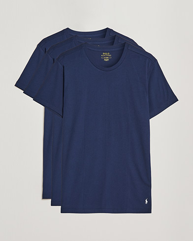 Men |  | Polo Ralph Lauren | 3-Pack Crew Neck T-Shirt Navy