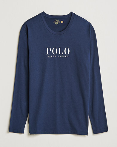 Men | Long Sleeve T-shirts | Polo Ralph Lauren | Liquid Cotton Logo Long Sleeve Tee Cruise Navy