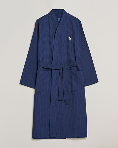 Men | Pyjamas & Robes | Polo Ralph Lauren | Cotton Robe Cruise Navy