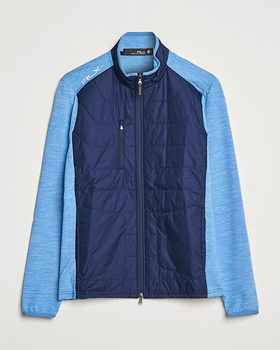 Men | Polo Ralph Lauren | RLX Ralph Lauren | Performance Wool Full Zip Hybrid Sweater  Navy/Blue
