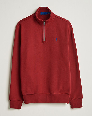 Men | Half-zip | Polo Ralph Lauren | Fleece Jersey Half Zip Holiday Red