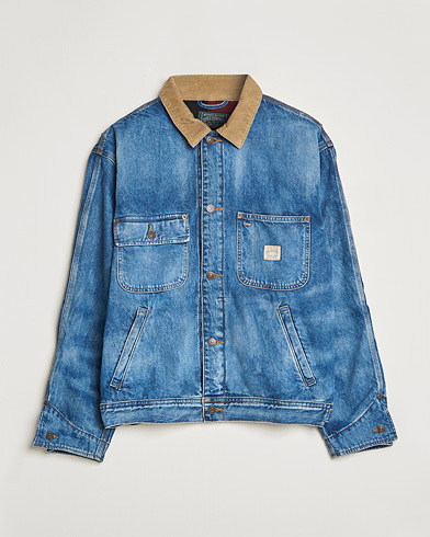 Men | Denim Jackets | Polo Ralph Lauren | Dungaree Denim Jacket Blue