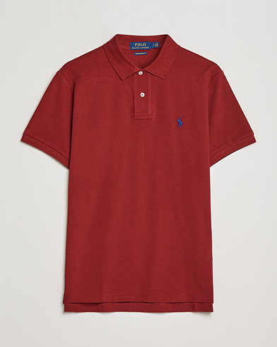 Men |  | Polo Ralph Lauren | Custom Slim Fit Polo Holiday Red