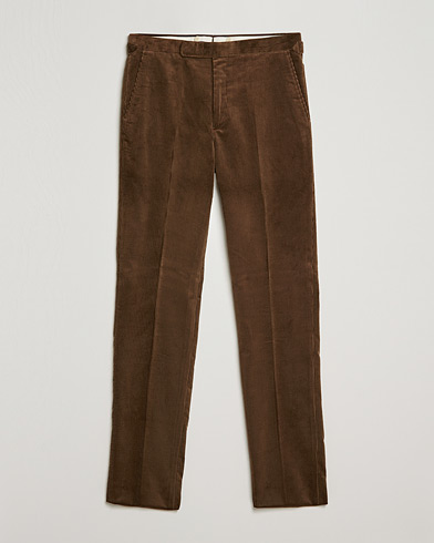 Men |  | Polo Ralph Lauren | Corduroy Pleated Drawstring Trousers Snuff