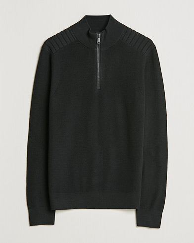 Men | Sport | RLX Ralph Lauren | Merino Half Zip Sweater Black