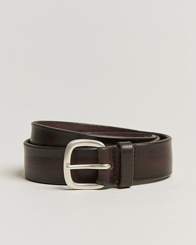 Men |  | Orciani | Vachetta Belt 3,5 cm Dark Brown