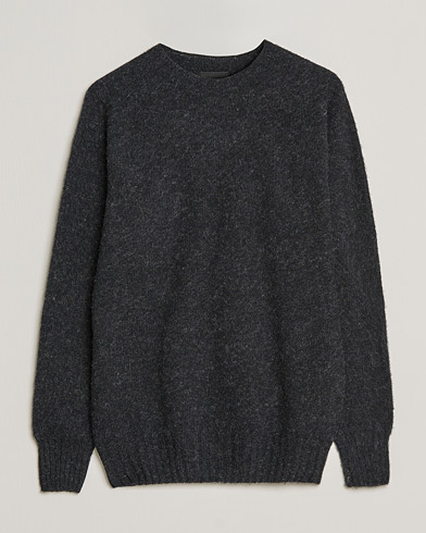 Men |  | Howlin' | Brushed Wool Sweater Charcoal