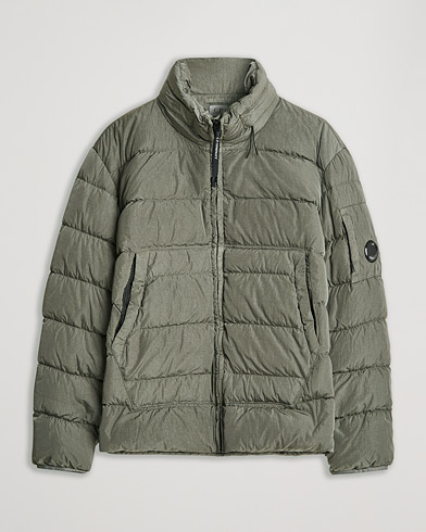 Men | Down Jackets | C.P. Company | Eco-Chrome R Lightweight Down Jacket Green