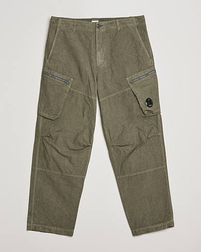 Men | Cargo Trousers | C.P. Company | Ba-Tic Loose Fit Cargo Pants Green