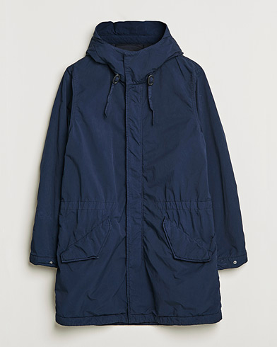 Men | Winter jackets | Aspesi | Parkettone Garment Dyed Jacket Navy