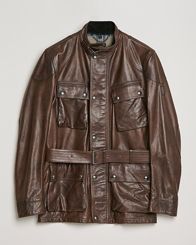 Men | Coats & Jackets | Belstaff | Trialmaster Panther Leather Jacket Saddle Brown
