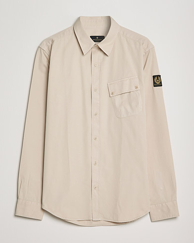 Men | Casual Shirts | Belstaff | Pitch Cotton Pocket Shirt Fawn