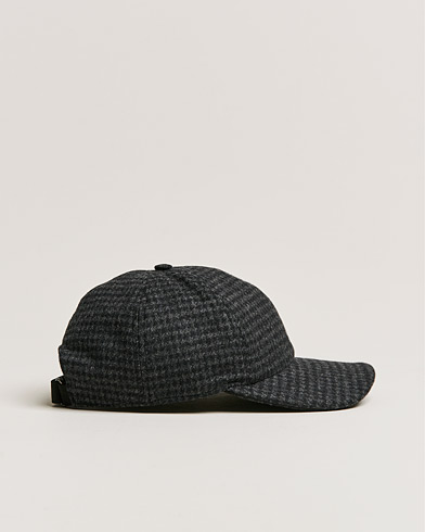 Men | Hats & Caps | Eton | Wool Baseboll Cap Black