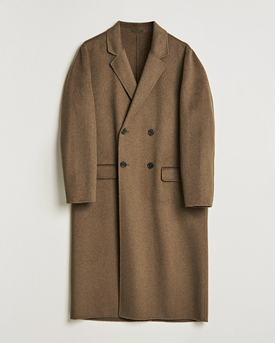 Men |  | Filippa K | Athens Wool Cashmere Coat Olive Melange