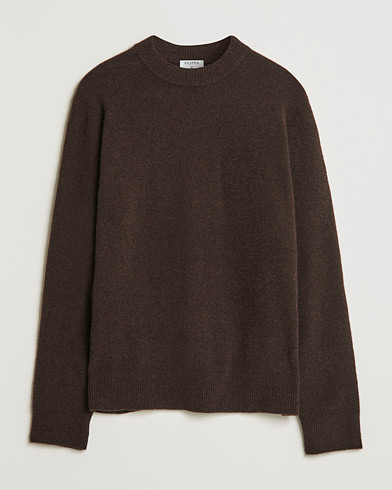 Men | Sweaters & Knitwear | Filippa K | Johannes Yak Sweater Ginger Brown