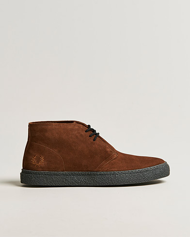 Men | Boots | Fred Perry | Hawley Suede Chukka Boot Ginger