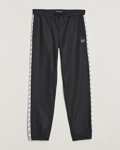 Men | Fred Perry | Fred Perry | Taped Track Pants Black
