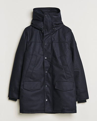 Men | Winter jackets | Canada Goose Black Label | Canada Goose Langford Wool Parka Atlantic Navy Melange