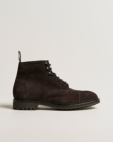 Men | Suede shoes | Loake 1880 | Sedbergh Suede Derby Boot  Dark Chocolate