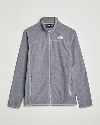 Men | The North Face | The North Face | 100 Glacier Full Zip Grey Heather