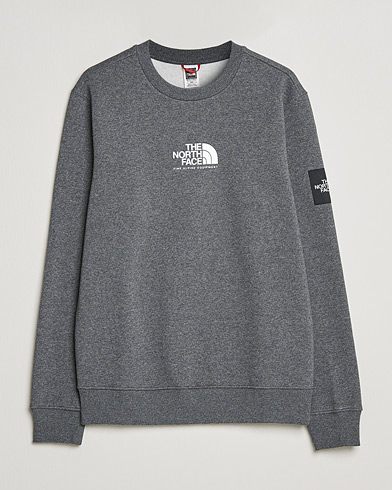 Men | Grey sweatshirts | The North Face | Fine Crew Neck Sweatshirt Grey Heather