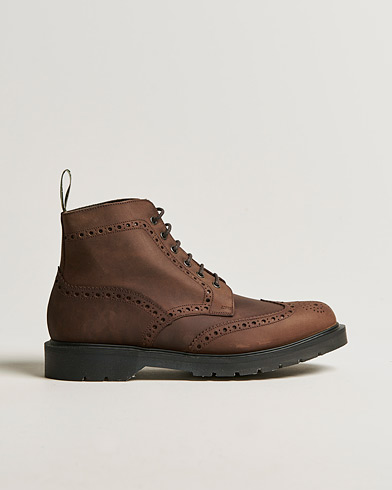 Men | Lace-up Boots | Design Loake | Gage Heat Sealed Brogue Boot Brown