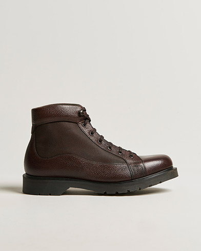Men | Boots | Design Loake | Trimble Heat Sealed Monkey Boot Dark Brown