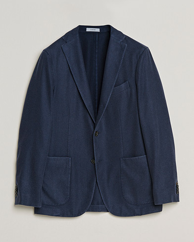 Men | Boglioli | Boglioli | K Jacket Garment Dyed Cashmere Blazer Dark Blue