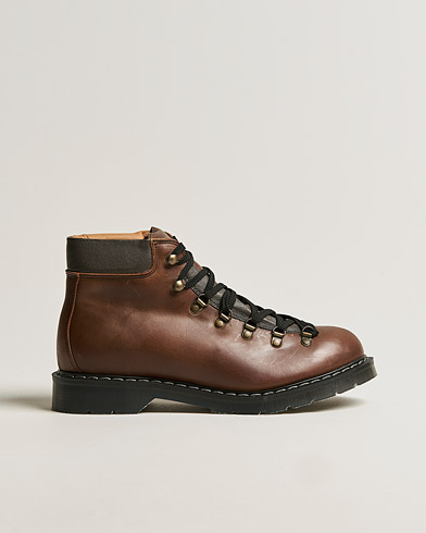 Men | Lace-up Boots | Solovair | Urban Hiker Boot Brown Waxy