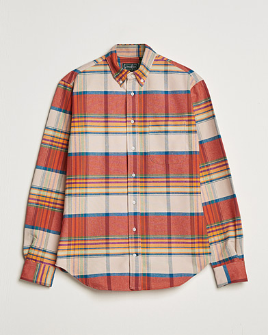 Men | Flannel Shirts | Gitman Vintage | Button Down Sunrise Flannel Shirt Sunrise