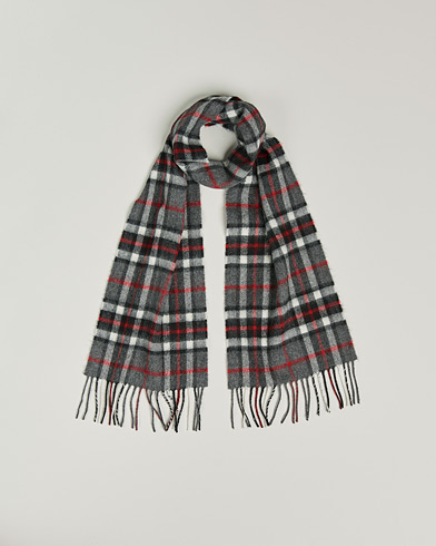 Men | Scarves | Gloverall | Lambswool Scarf Thomson Grey
