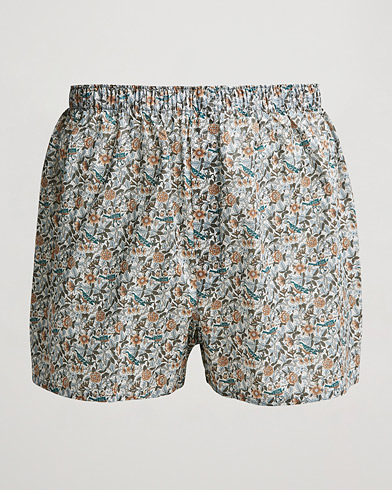 Men |  | Sunspel | Liberty Printed Cotton Boxer Shorts White