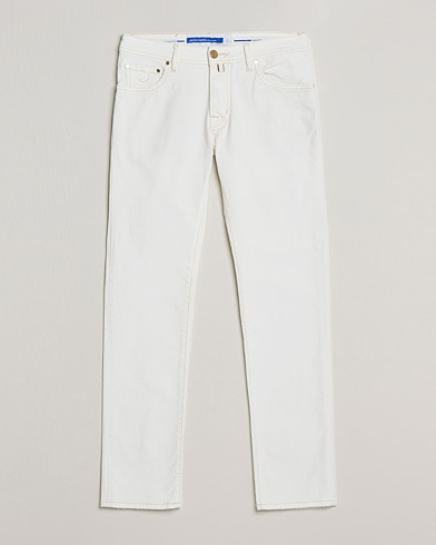 Men |  | Jacob Cohën | Nick Bio Cotton Slim Fit Jeans Off White